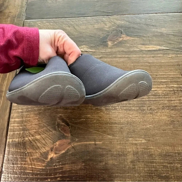 Crocs Women's Duet Busy Day Skimmer Black/Graphite Slip On Shoe Size 7 GUC - Picture 9 of 10